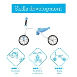 Chillafish Quadie Loopfiets - Blauw -Sportuitrusting hks cpqd01 blu