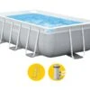 Intex Prism Frame Pool - 400 X 200 X 122 Cm - Met Filterpomp En Trap
