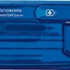 Victorinox SwissCard Quattro Multitool - Transparant Blauw