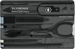 Victorinox SwissCard Classic Multitool - Transparant Zwart