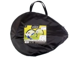 SportX Voetbaldoel - Set 2 Goals - Zwart/Groen -Sportuitrusting sportx voetbaldoel set 2 goals zwart groen